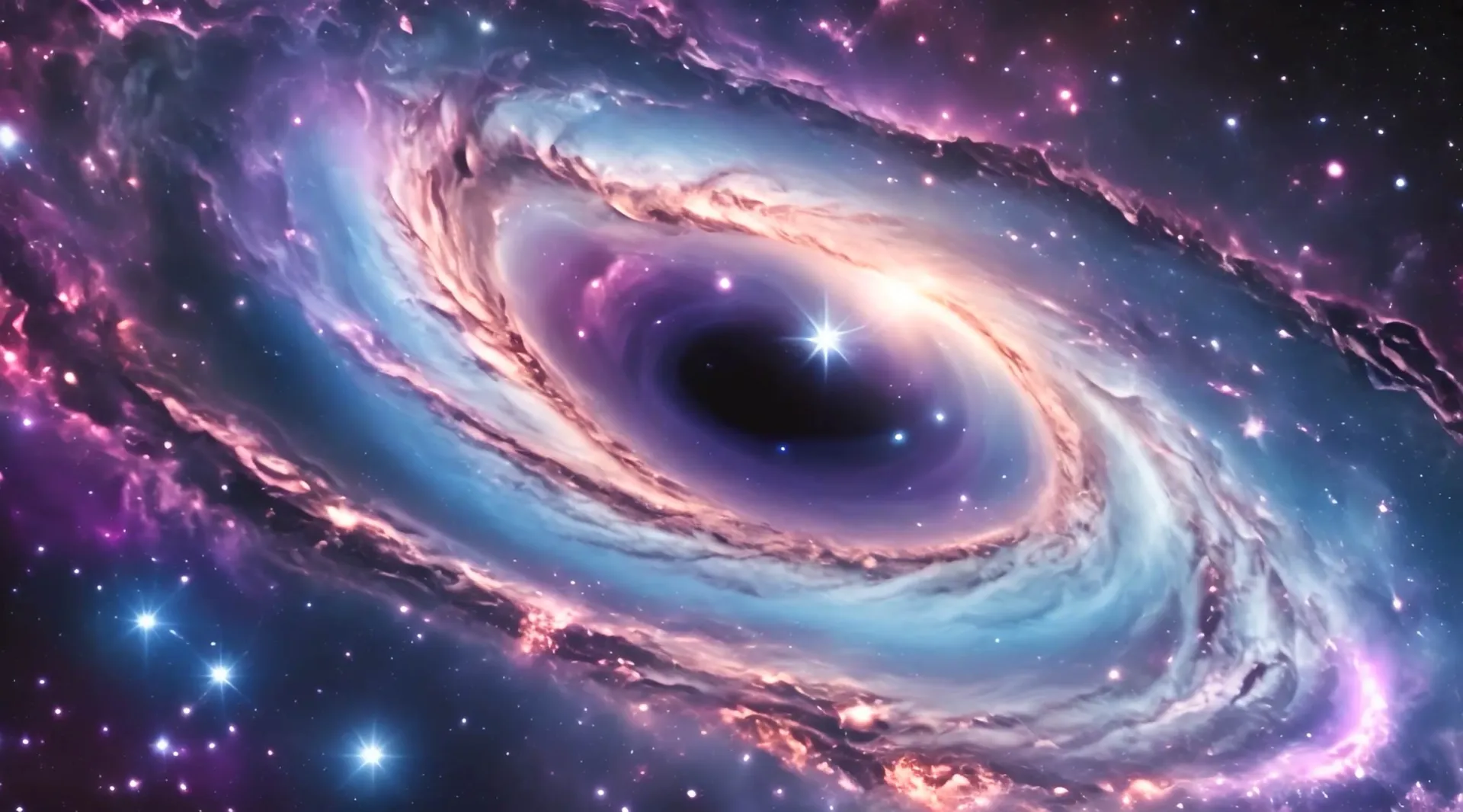 Mystical Space Vortex Video Backdrop